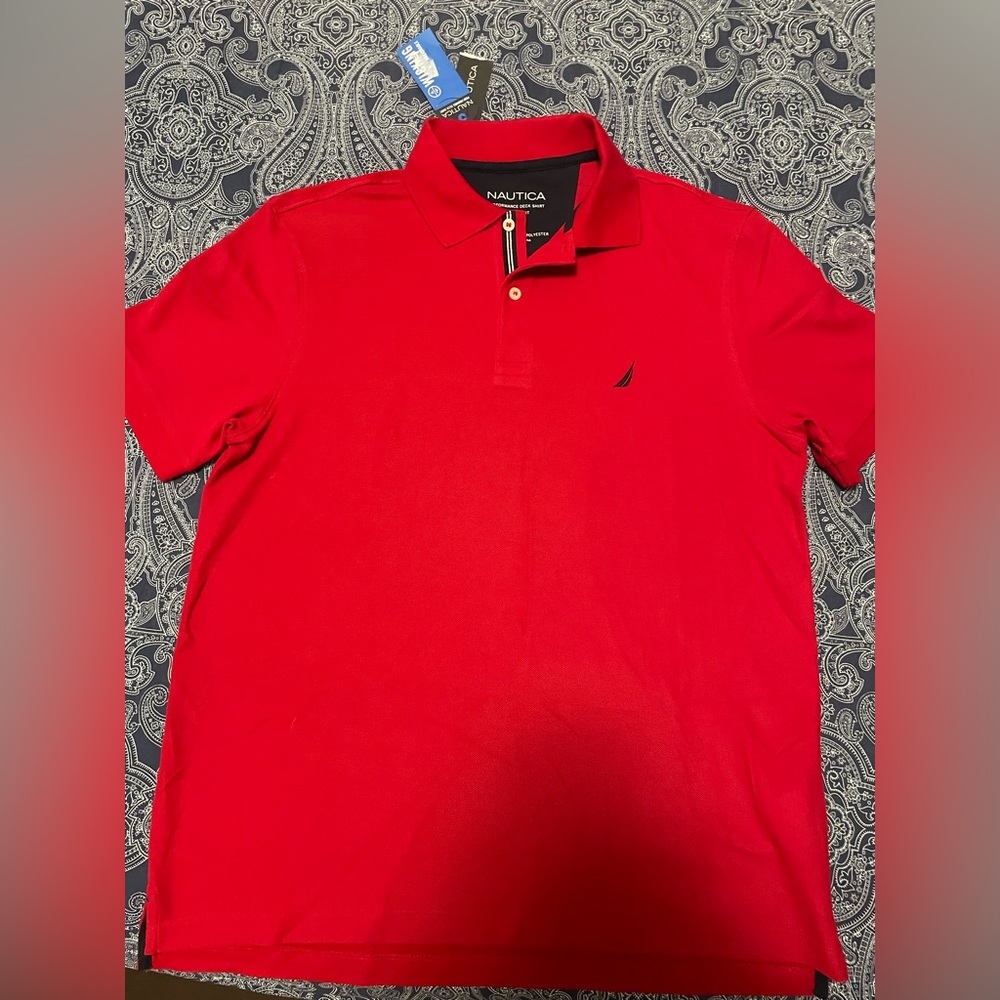 NAUTICA CLASSIC FIT DECK POLO